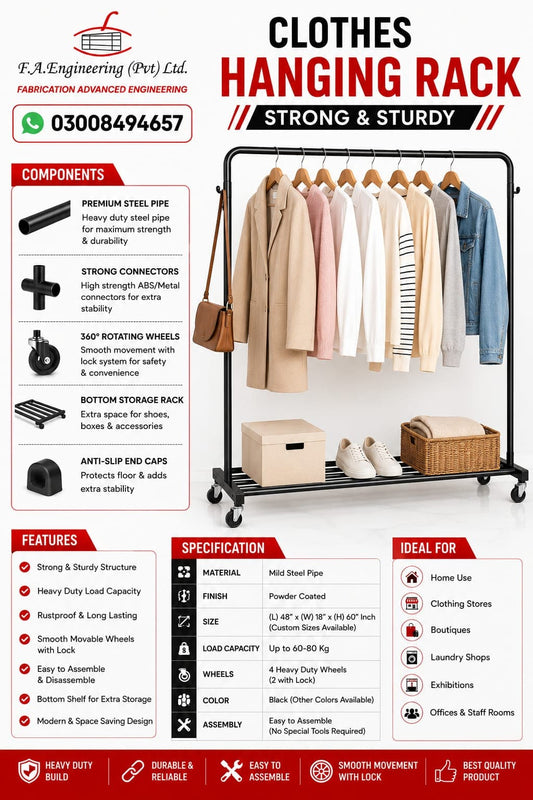 CLOTHES HANGING RACK