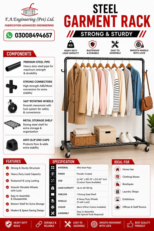 STEEL GARMENT RACK